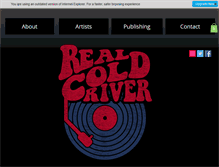 Tablet Screenshot of coldriverrecords.com